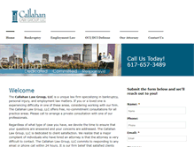 Tablet Screenshot of callahanlawgroup.com